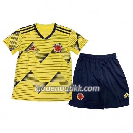 Colombia Barn Hjemmedraktsett Copa América 2019 Kortermet (+ Korte bukser)